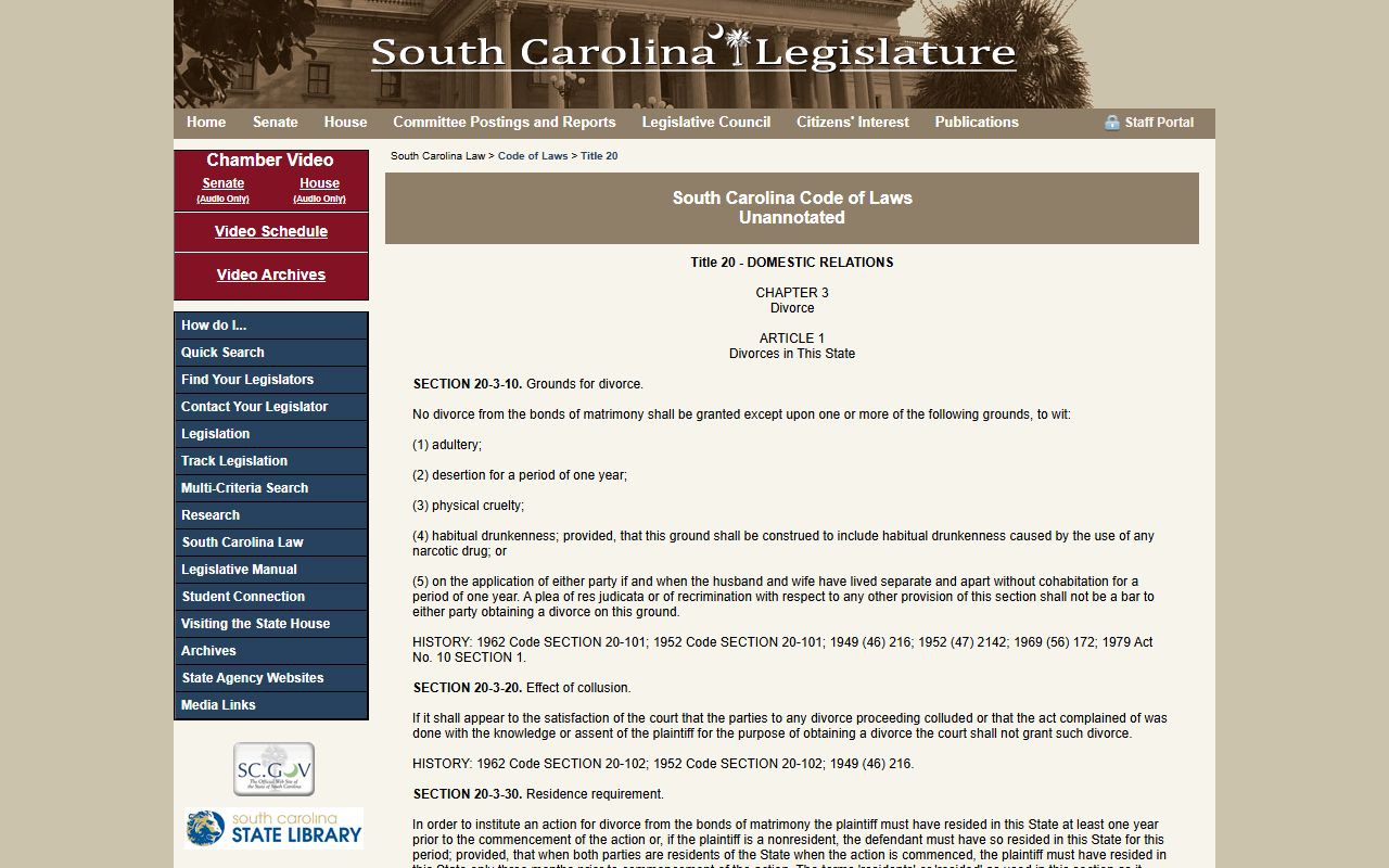 Anderson County Clerk of Court divorce records